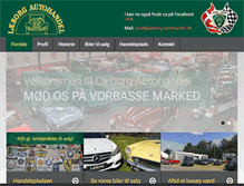 Tablet Screenshot of laeborg-autohandel.dk